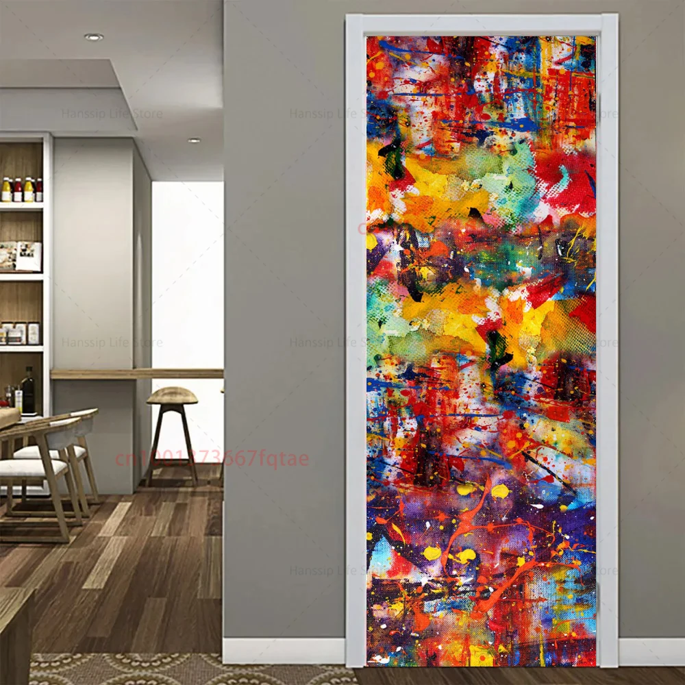 Дверная наклейка BOUSSAC граффити