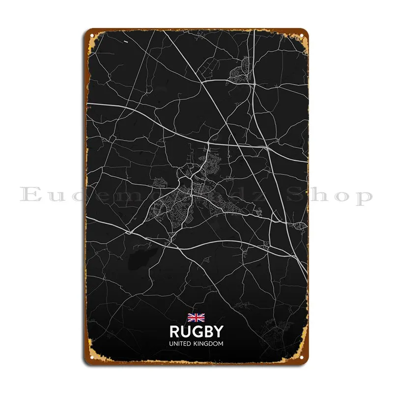 

Металлический плакат для регби, Великобритания, плакат ржавая стена, пещера, клуб, персонализированный кинотеатр, жестяной плакат