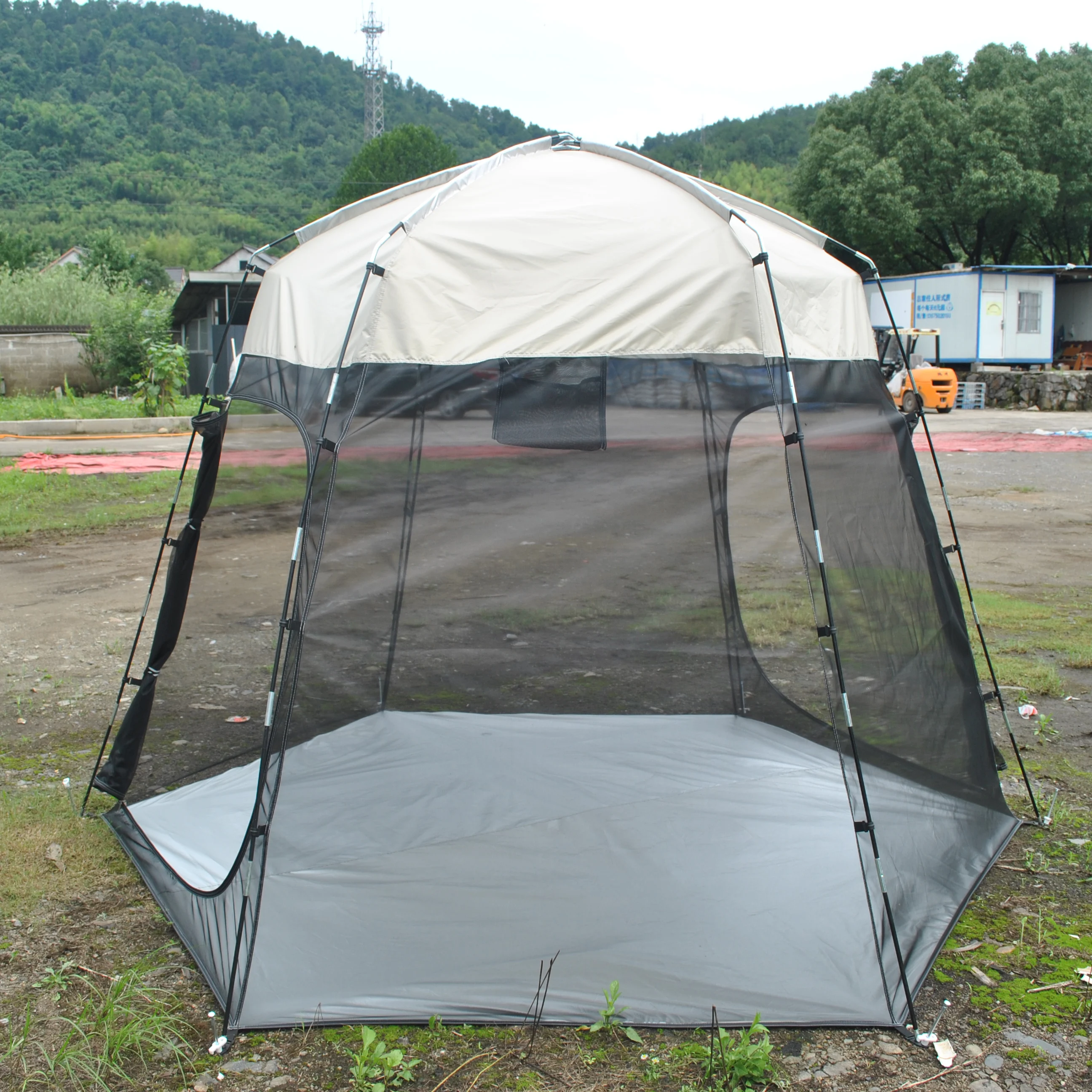 8-местный павильон для дома беседка палатка с экранированным навесом и москитной