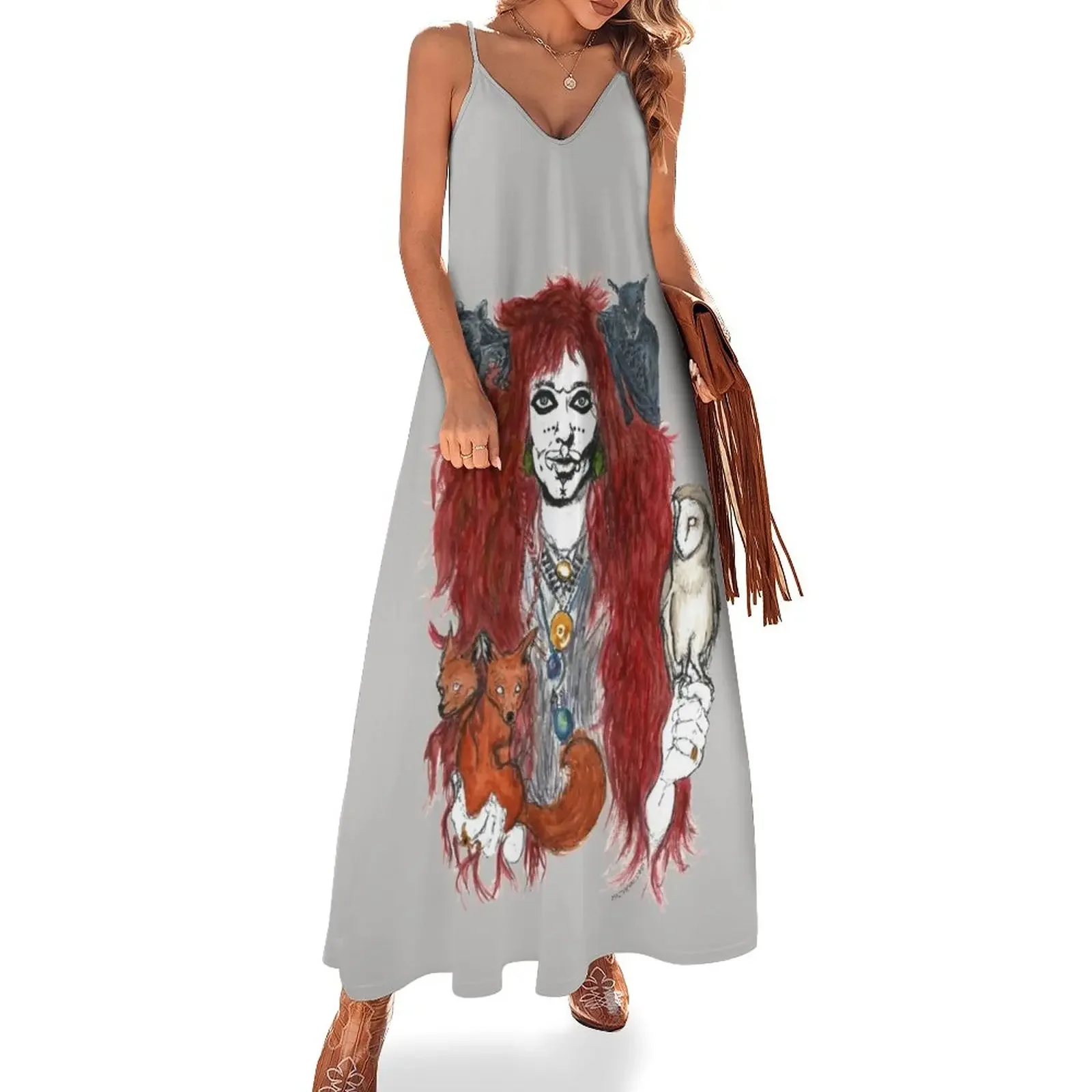 Легендарное платье без рукавов Vali Myers элегантные женские комплекты платья для