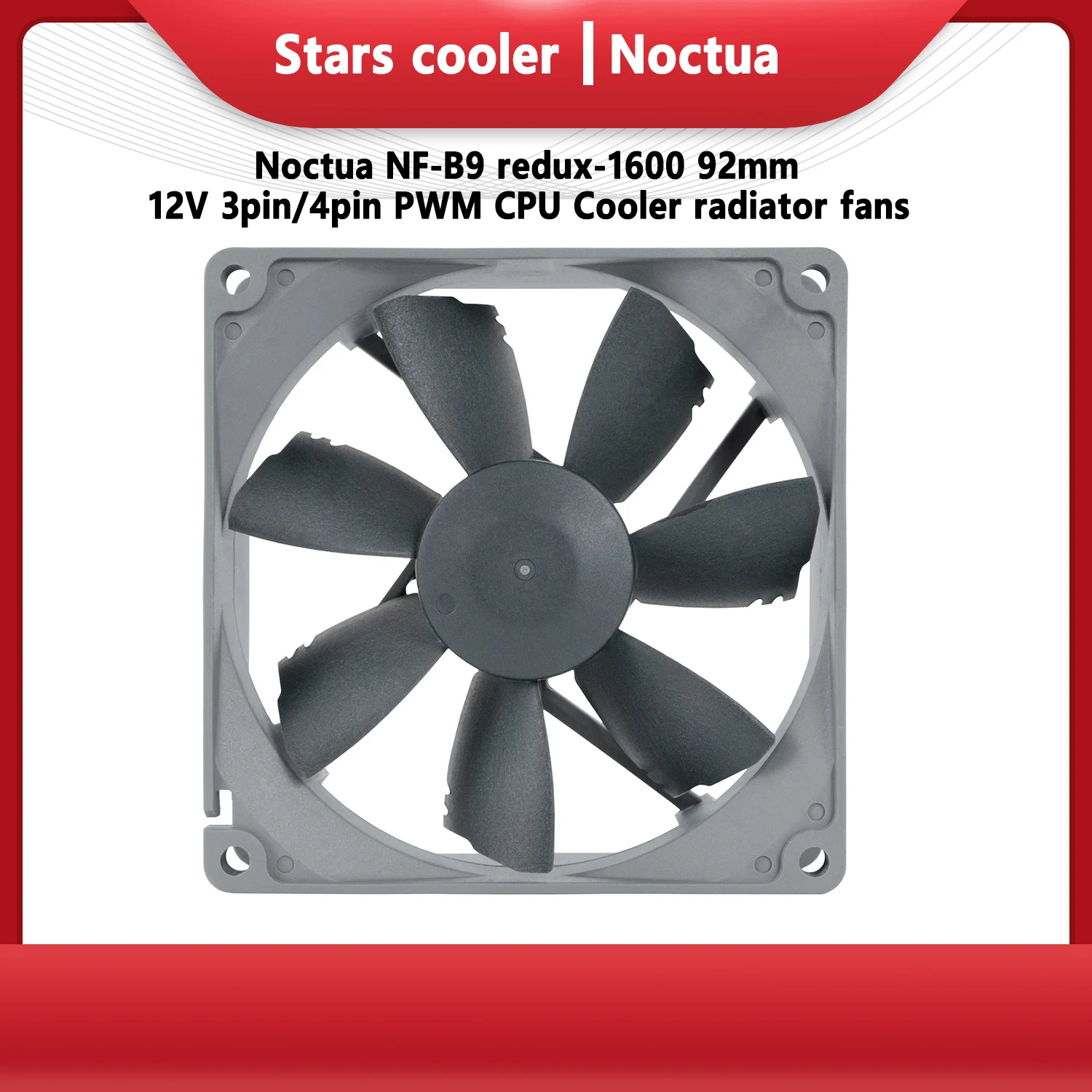

Noctua NF-B9 redux-1600 CPU radiator radiator fan/92mm high quality silent computer case cooling fan 12V 3pin/4pin PWM