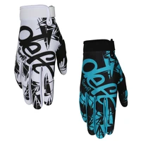 hot bicycle anti skid and anti sweat mens and womens all finger gloves breathable and shock proof sports gloves off road cycli