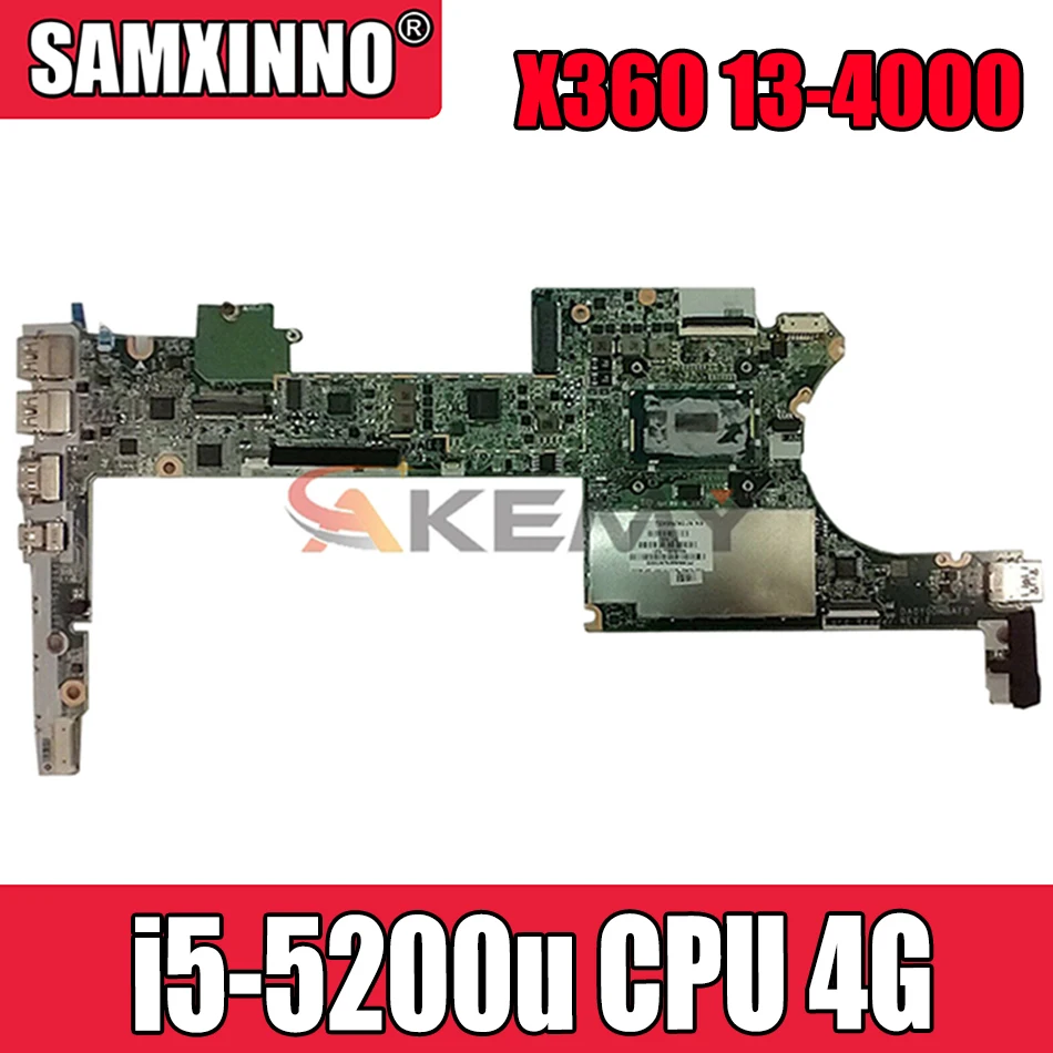 

Материнская плата 801507-501 для ноутбука HP Spectre X360 13-4000 с 4 Гб RAM i5-5200u CPU DA0Y0DMBAF0 MB 100% протестирована Быстрая доставка