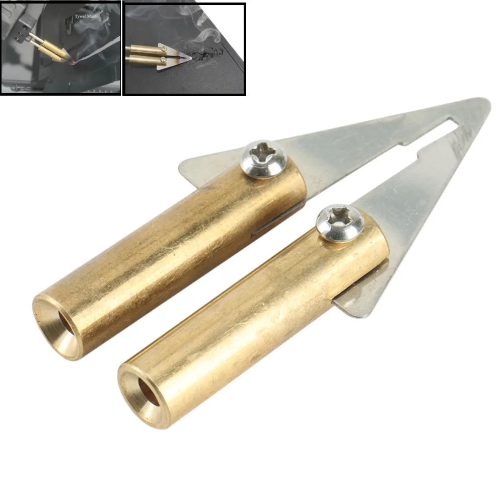 

Hot Stapler Triangular Spatula Car Auto Bumper Weld Ironing Hot Knife Straight Diagonal Cutter Plastic Welder Repair Tool