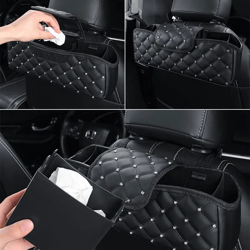 Car Storage Travel Hanger Bag Organizer Multi Hanging Bags Back Seat For Trunk Auto Pocket Pouch Container |