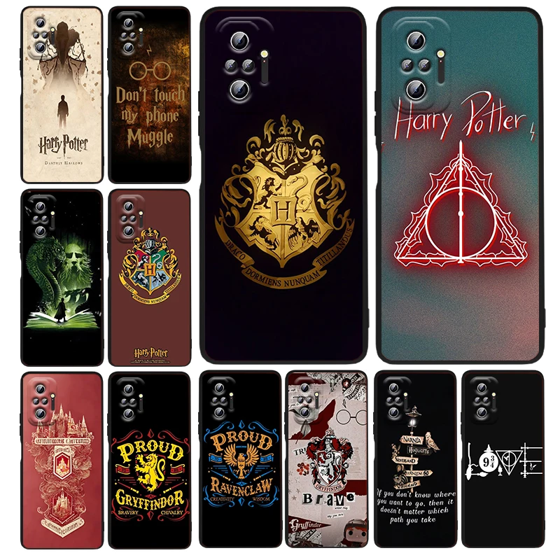 

Cool Potters Ring Harries Phone Case For Xiaomi Redmi Note 12 11E 11S 11 11T 10 10S 9 9T 9S 8T 8 Pro Plus 5G Black Funda