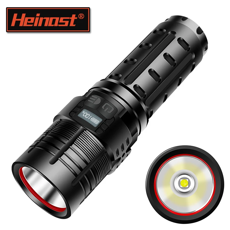 

Heinast Powerful LED Flashlight SST40 2000lm 26650 Torch with ATR 2 Groups Ramping Indicator USB Charging Super Bright Torch