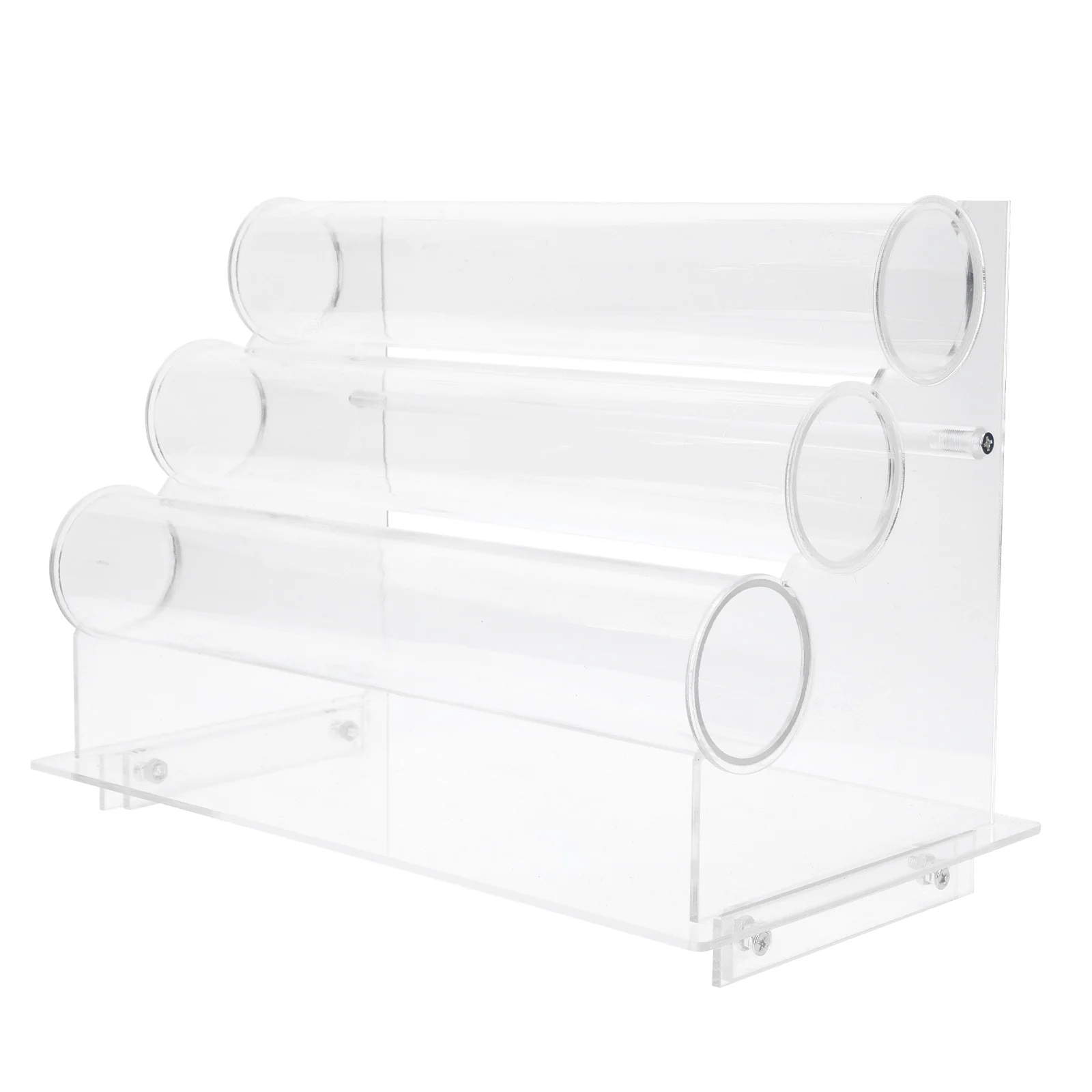 

Hair Tie Display Stand Watch Rack Acrylic Storage Three-layer Displaying Versatile