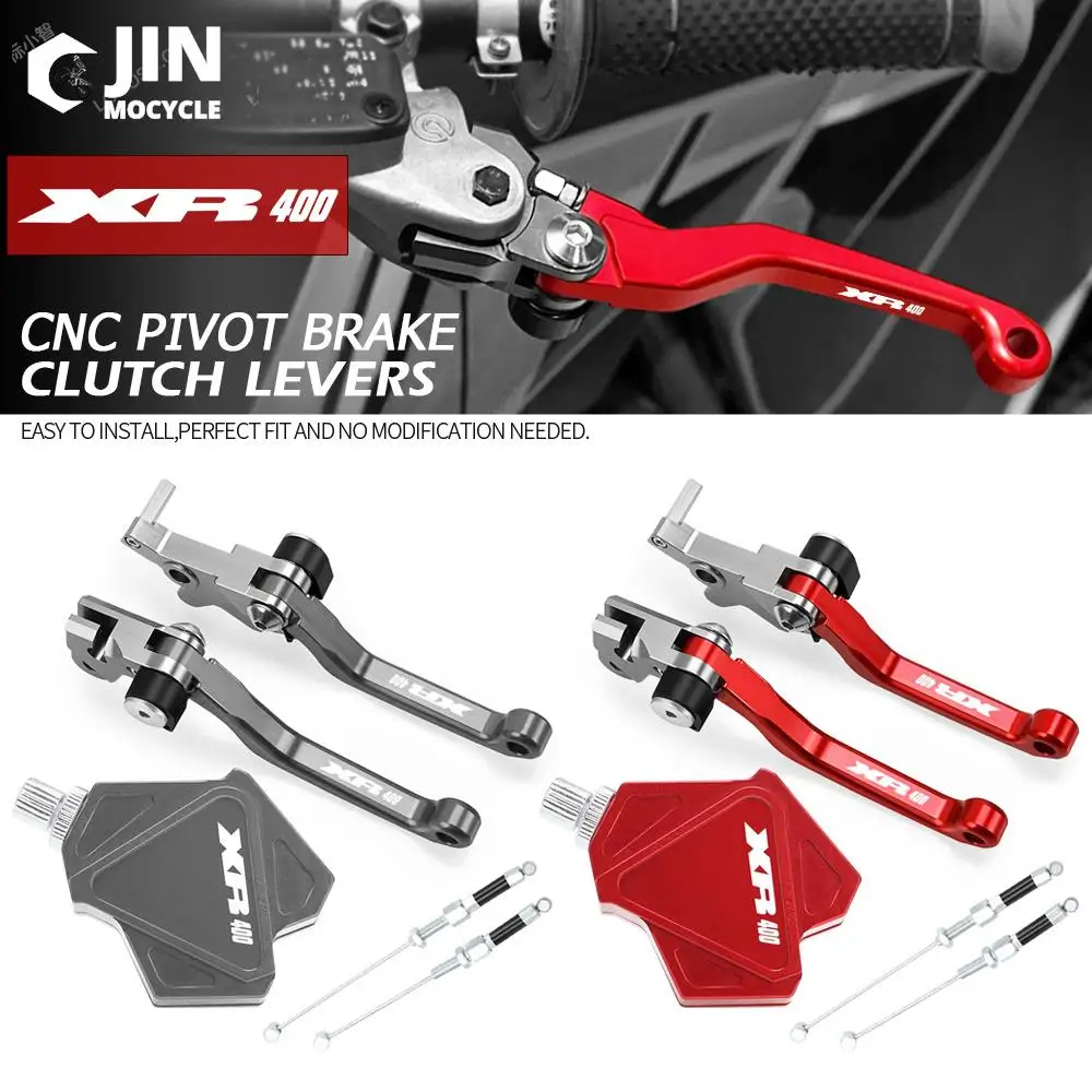 

For HONDA XR400 MOTARD 2005-2008 2007 Motorcross Accessories CNC Stunt Clutch Lever Easy Pull Cable System Brake Clutch Levers