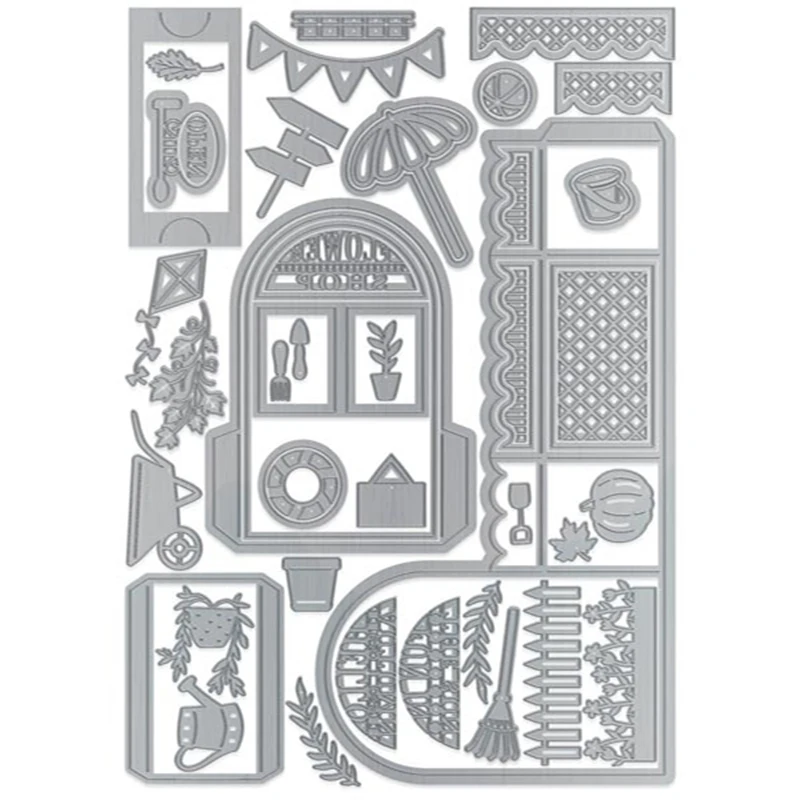 

Large Dies Assembly Box Metal Cutting Dies 2022 New Scrapbooking Album Paper Decorative Crafts Embossing Folders Card