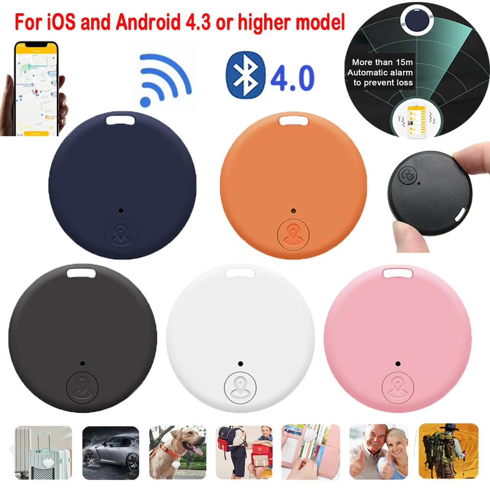 

Smart Mini GPS Locator Bluetooth-Compatible 4.0 Anti Lost Alarm Tag CR2032 Battery Powered Wireless Tracking Device for Key Car
