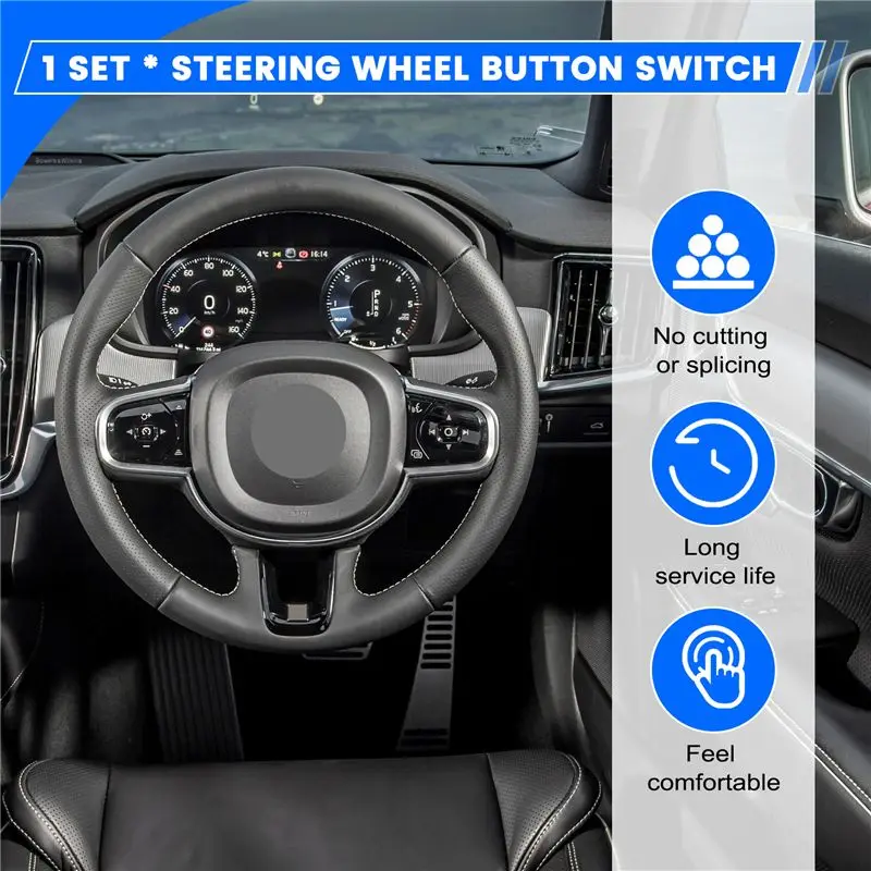 Надежный новый комплект кнопок управления круиз-контролем на руле для Volvo S60 S90 V90 XC90 XC60 MK2 31443498 31443499 (art.: 3920db40c8dc4) - 3920db40c8dc4
