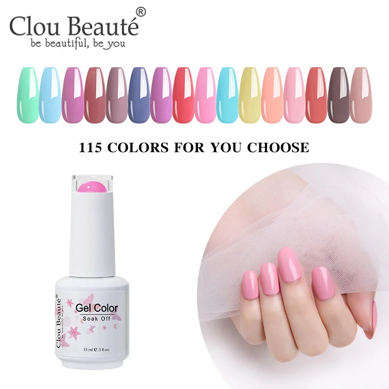 

Набор гель-лаков Clou Beaute, 85 цветов, 8 мл, маникюрный полуперманентный дизайн ногтей, гель-лак для ногтей, светодиодный уф-гель для ногтей