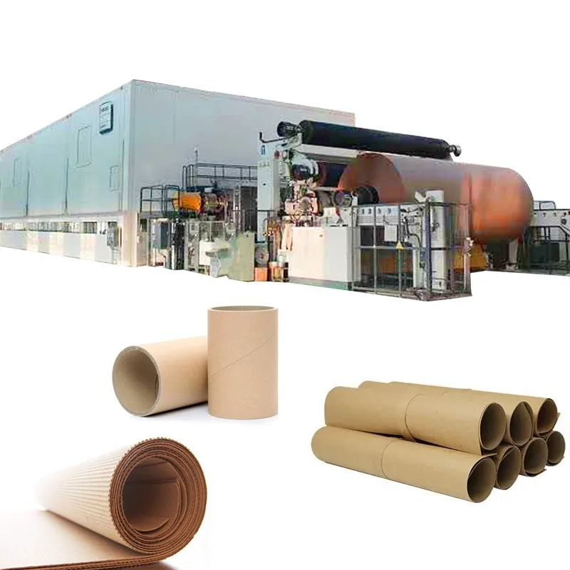 Машина для производства гофрированного картона Однофачная 5-слойная линия по