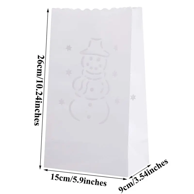 Романтический люминесцентный бумажный пакет с люминесцентным фонариком