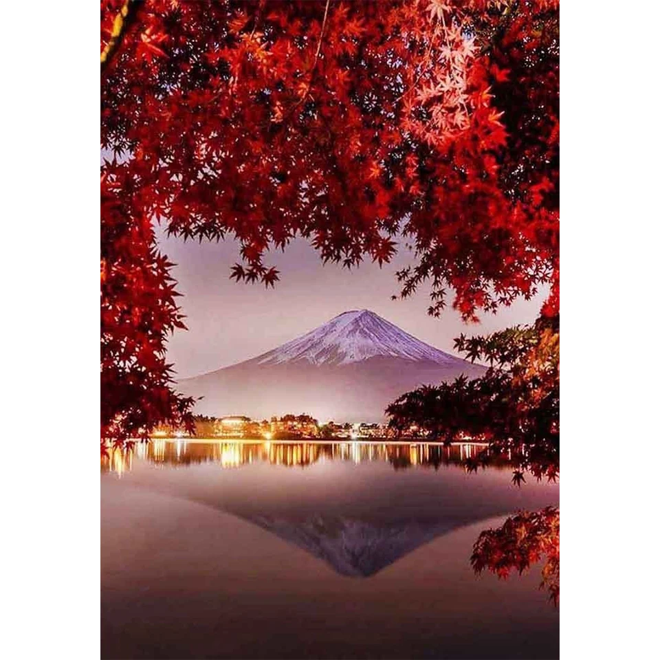 

DIY 5D Diamond Painting Landscape Rhinestone Art Picture Cross Stitch Kit Full Diamond Embroidery Square Diamond Painting Kit