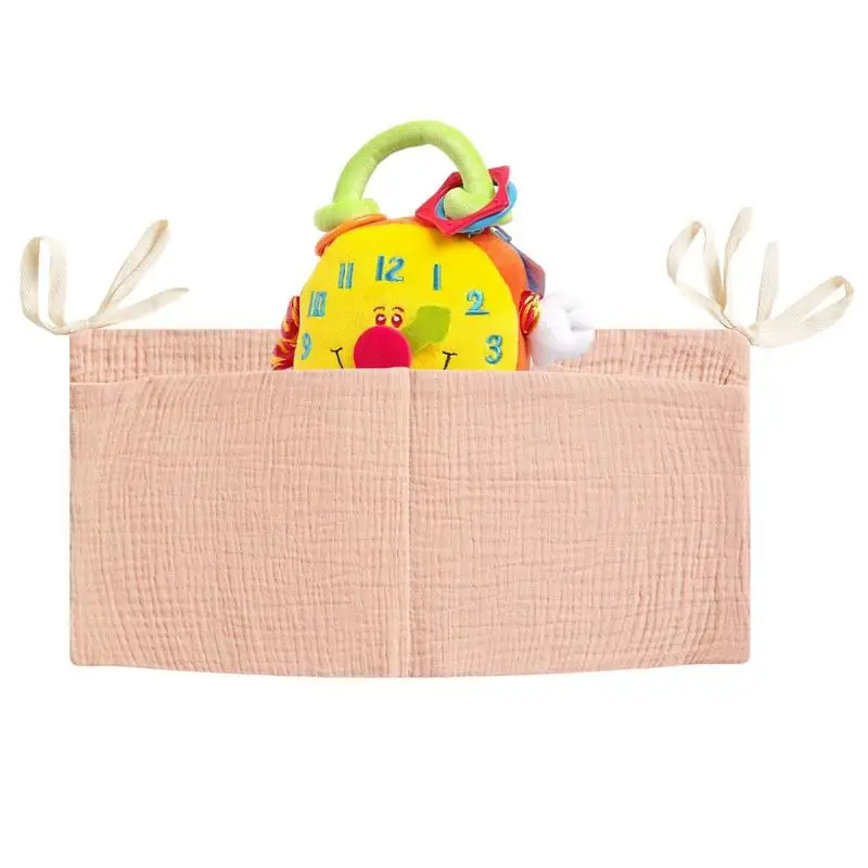 

Прикроватная сумка для хранения, органайзер для детской кроватки, подвесная сумка для общежития, кровати, двухъярусной кровати, направляющих для игрушек, подгузников, держатель для кровати