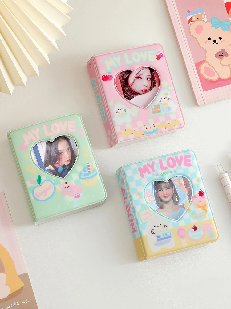 

Новое поступление, набор из 3 дюймовых фотоальбомов, 20 шт., двухсторонние рукава, карты для хранения, открытки, фотографии, органайзер для кни...