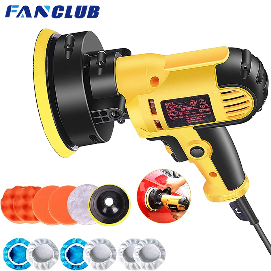 700W Polishing Machine Electric  Multipurpose Car Polishing Machine With Speed Adjustment Sanding Waxing Power Tools