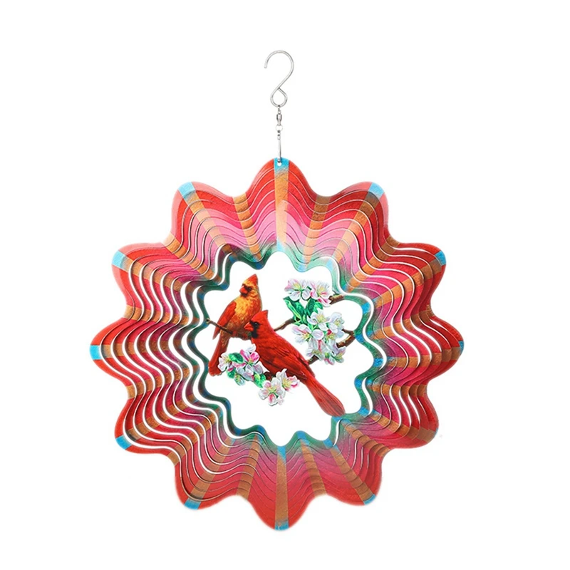 Уличный ветровой спиннер для сада кардинал подарки женщин/мужчин подвесные