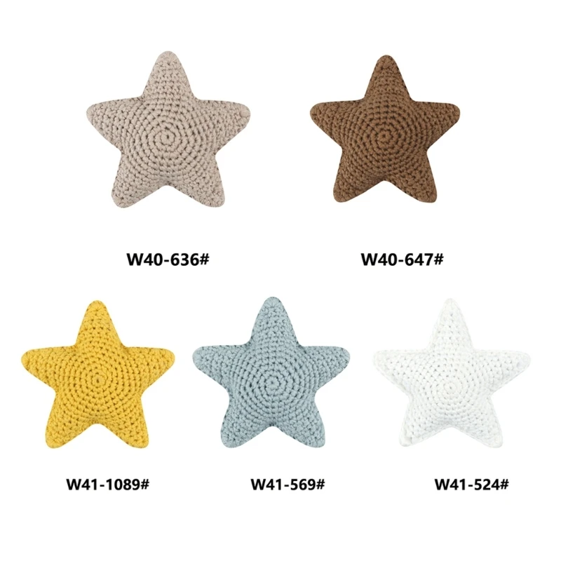 Зажим для соски звездочка бусина зажим прорезывания зубов вязанная крючком