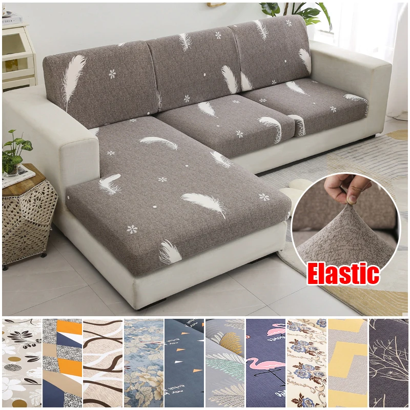 

Floral Sofa Seat Cushion Cover Elastic Sofa Covers for Living Room Pet Kids Anti-dust Chair Cover Corner L-shape Sofa Slipcover