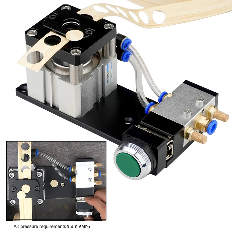 

Pneumatic Edge Banding Punching Hole Machine 8mm/15mm Edge Bander Hole Guide Leather Hole Punch Hidden Hole Woodworking Tool
