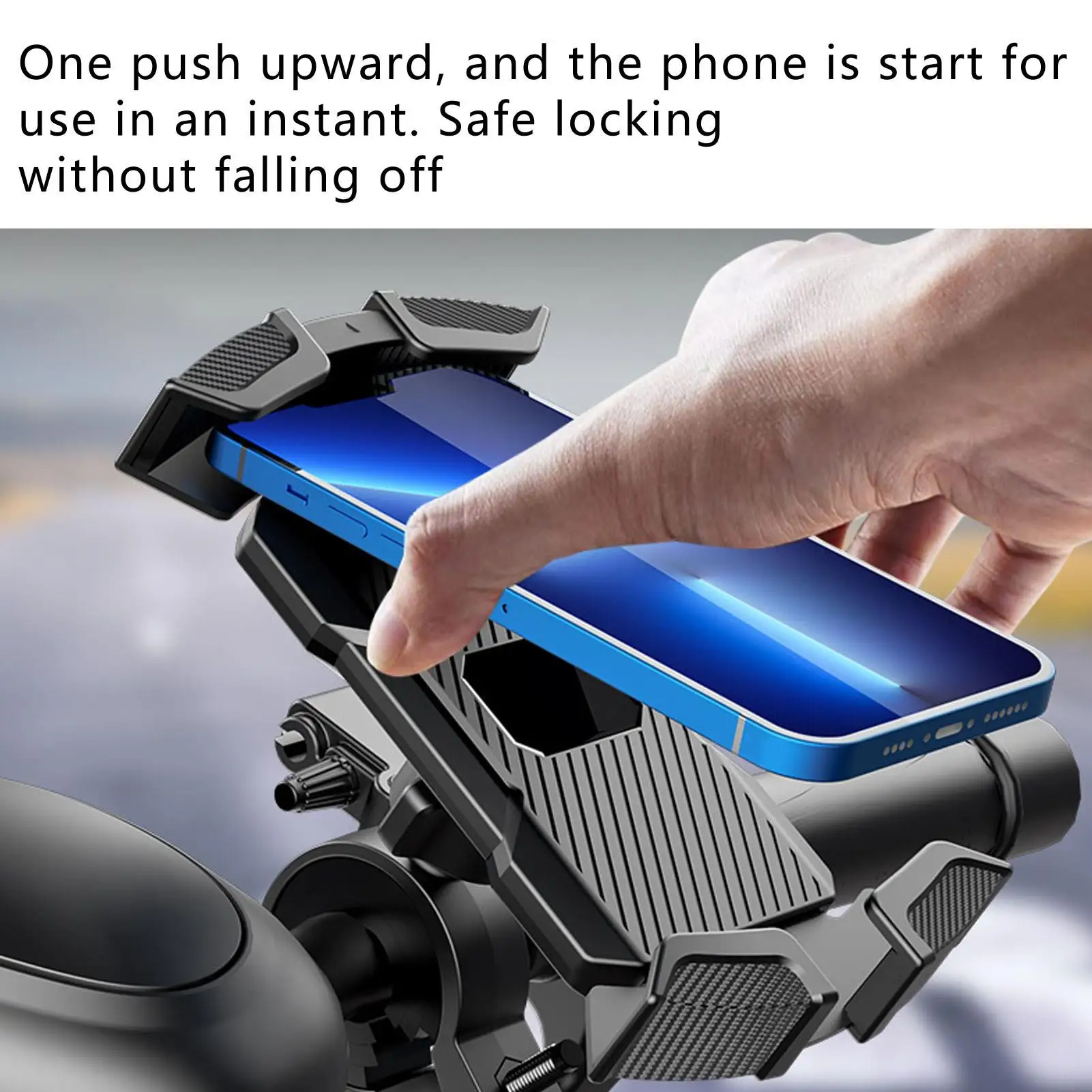 Регулируемый велосипедный держатель для телефона 2-в-1 — устойчивое крепление