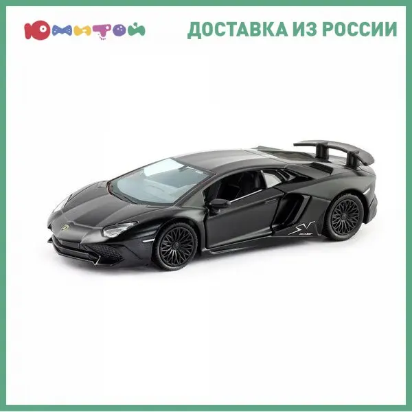 Машина металлическая RMZ City 1:32 Lamborghini Aventador LP 750-4 Superveloce (цвет черный матовый) (554990M) |