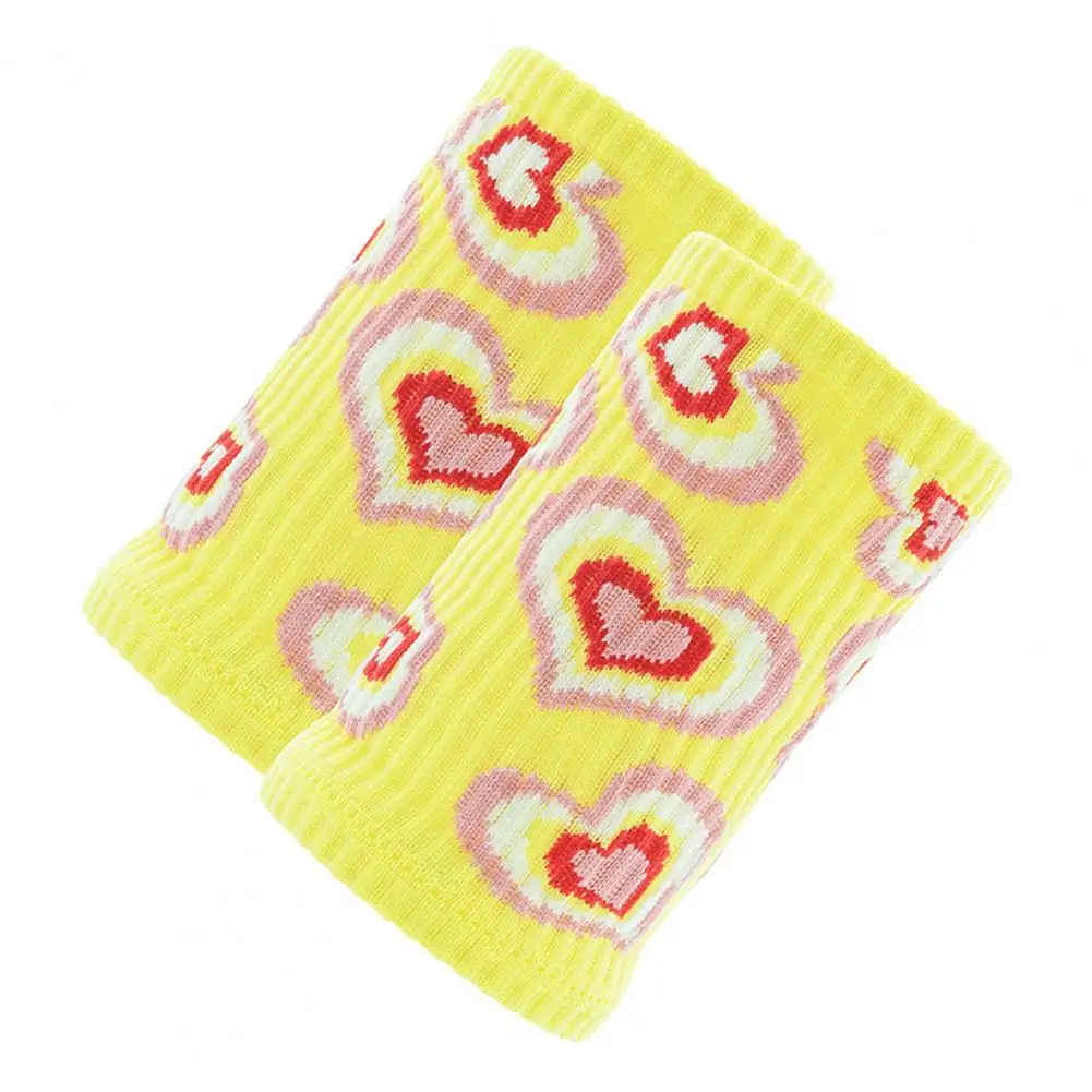 

1 Pair Durable Boys Girls Children Dancing Cool Extended Heart Wristbands Wrist Supports Nylon Protective