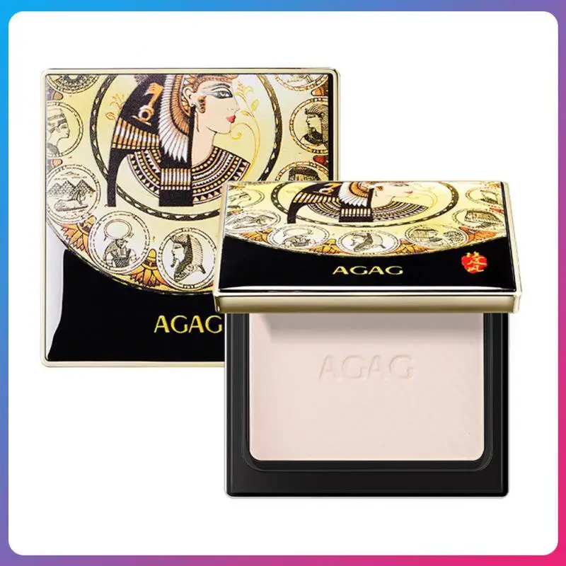 

ACAG Oil-control Pressed Powder Repairing Brightening Skin Tone Long-lasting Concealer Makeup Powder Invisible Pores Waterproof