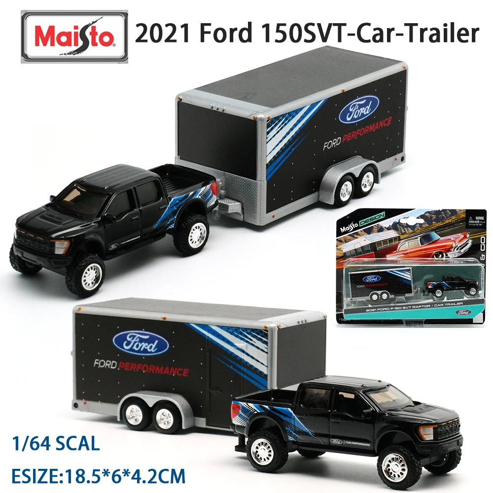 Maisto модель автомобиля из сплава 1:64 пикап Chevrolet Ford со лыжной лодкой Mercury Alameda Blazer Car