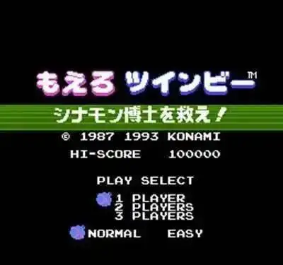 Фото Игровая карта Moero Twinbee 60 Pin, без региональных ограничений, для 8-битных видеоигровых приставок №1