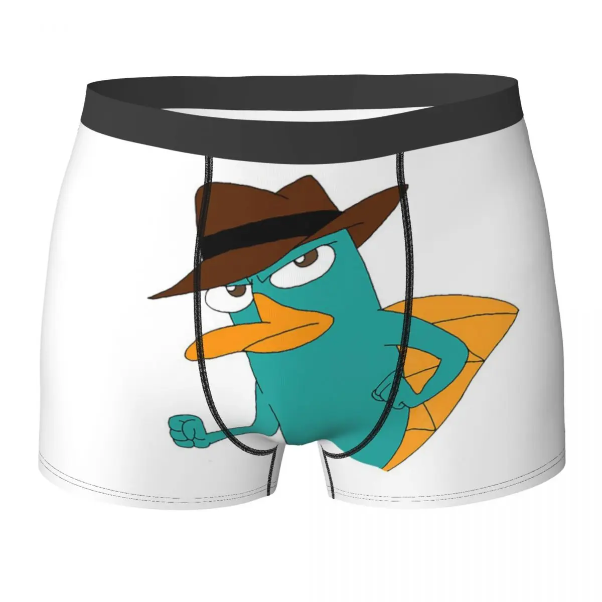 Трусы-боксеры шорты Perry The Platypus мужские дышащие трусы для Homme подарки бойфренду