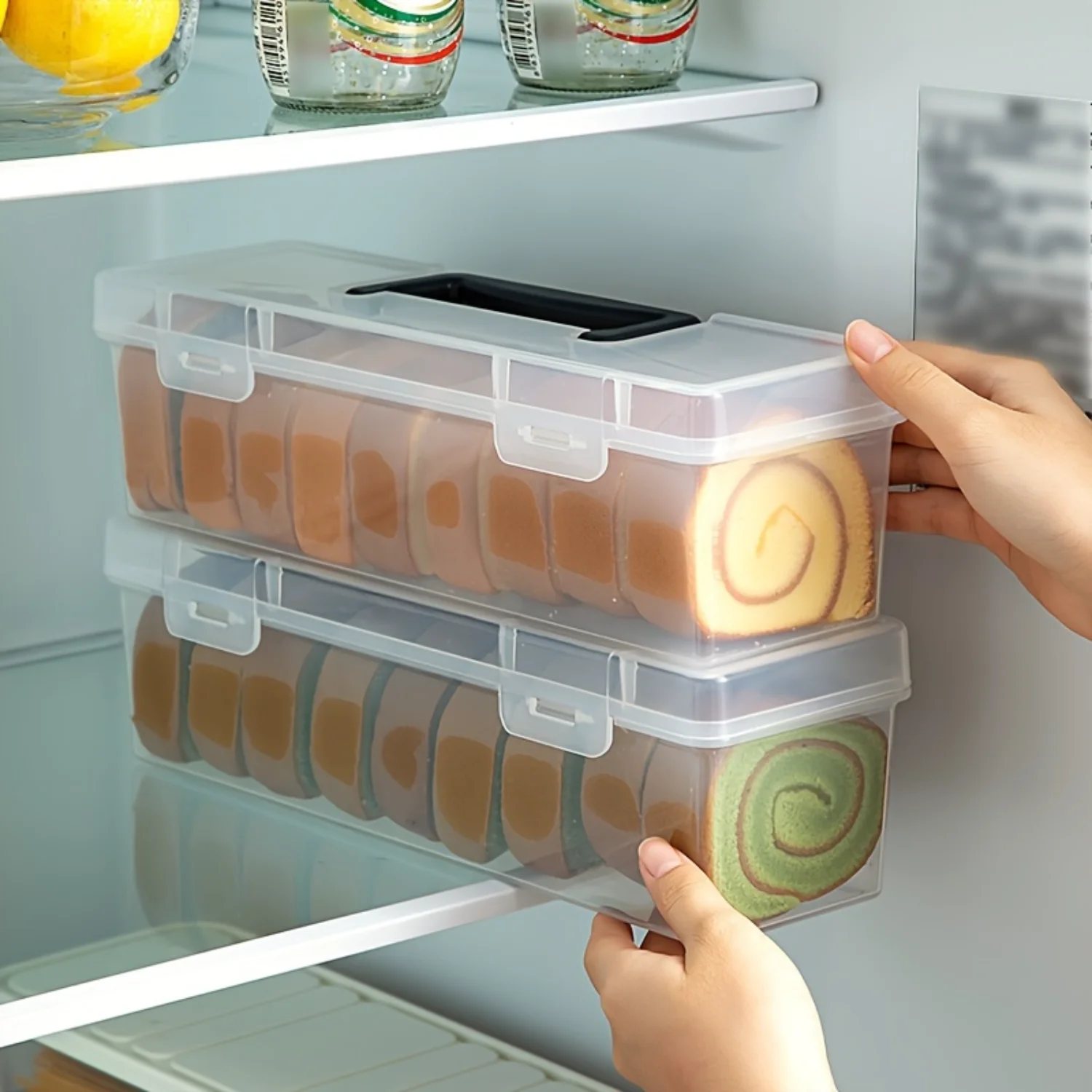 Пищевой контейнер с крышкой и ручкой — портативная герметичная коробка для