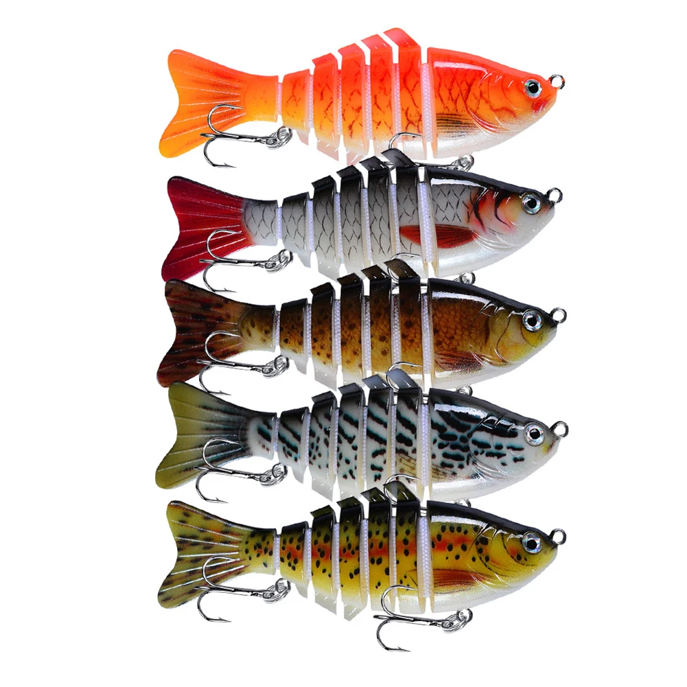 

Приманка рыболовная жесткая, 10 см, 15,5 г, 7 секций