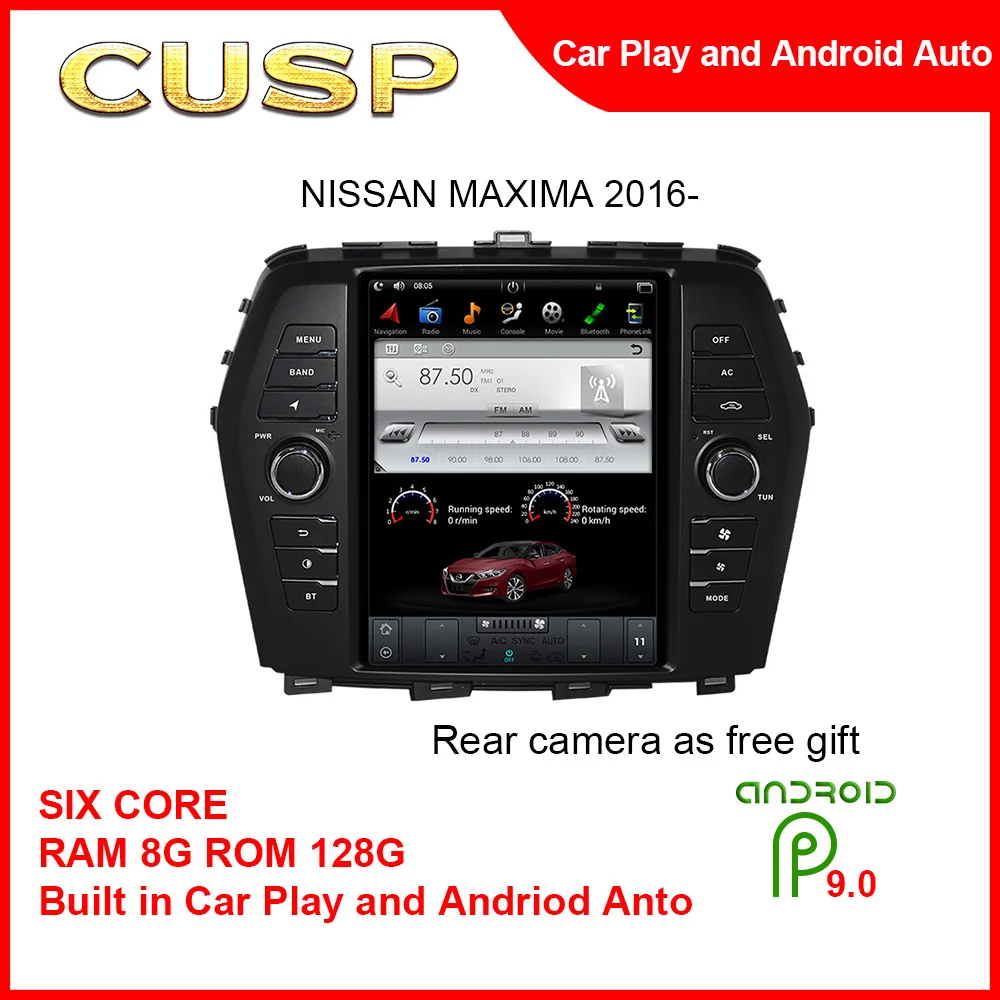 

Tesla Style Android Car Radio 10.4inch 4G+64G For NISSAN MAXIMA 2016- Waterproof External Car Bds Glonass GPS Antenna Car Play