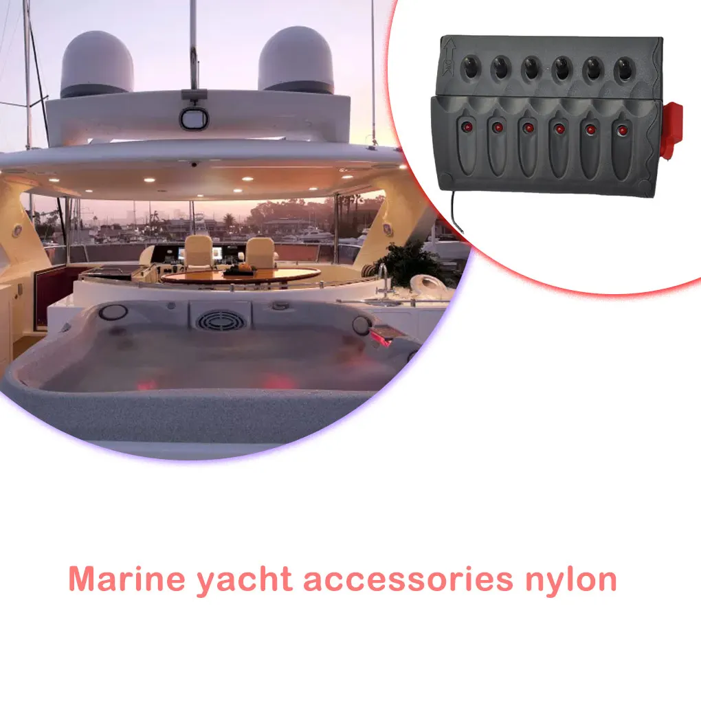 

Switch Panel Combination Parts Modified Plastic Marine Nylon Manual Controller Yacht Gang Boat Indicator Car Toggle