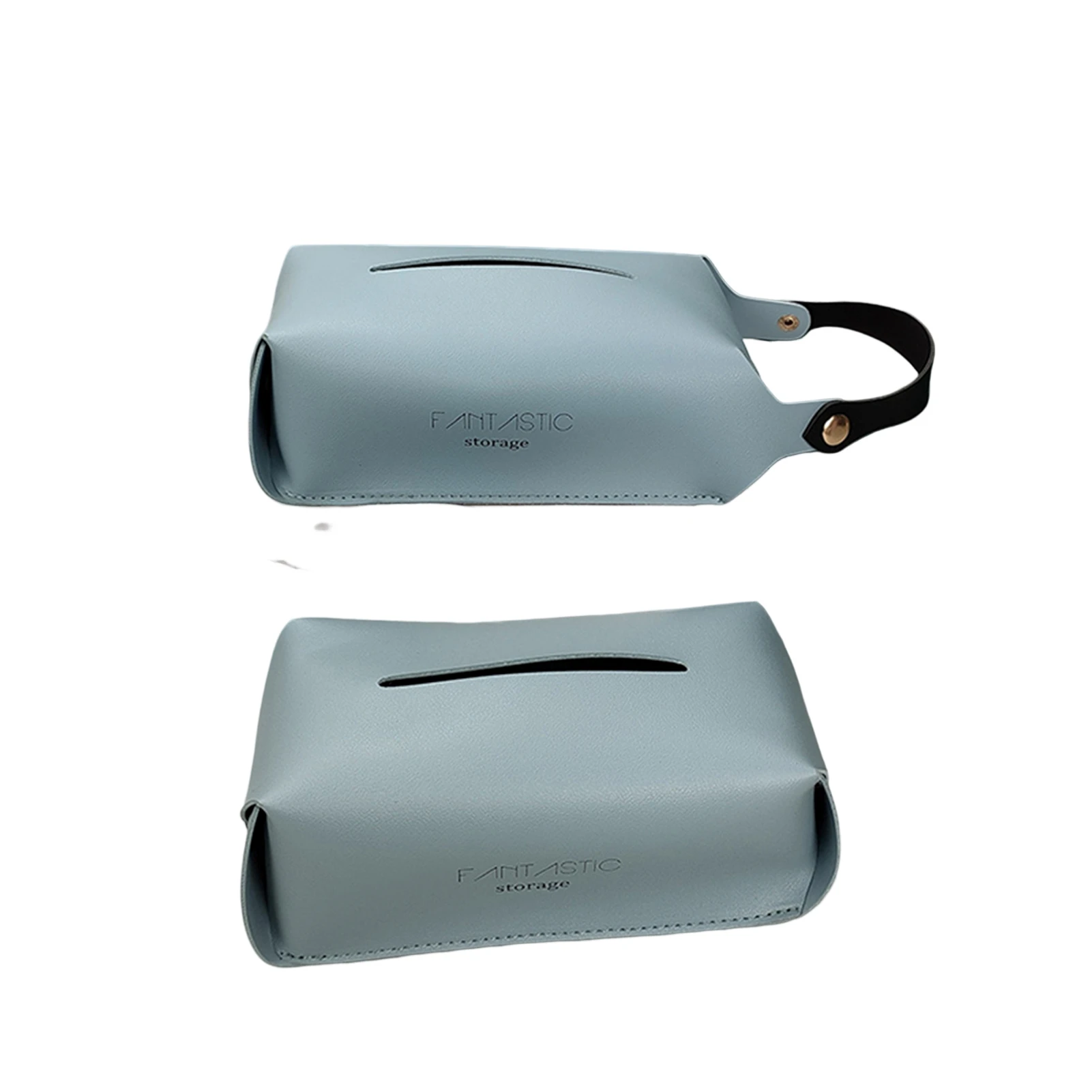 

PU Multipurpose Tissues Box Rectangular Tissue Facial Paper Cover Case For Kitchen Restaurant Countertops