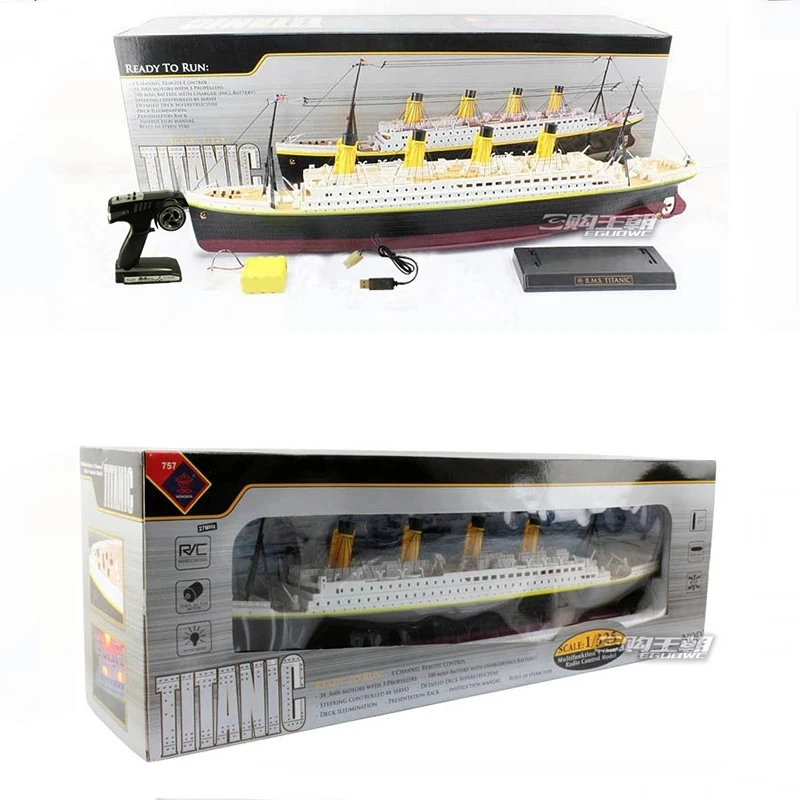 1:325 Масштаб RC лодка 3 шт. мотор имитация корабля с дистанционным управлением