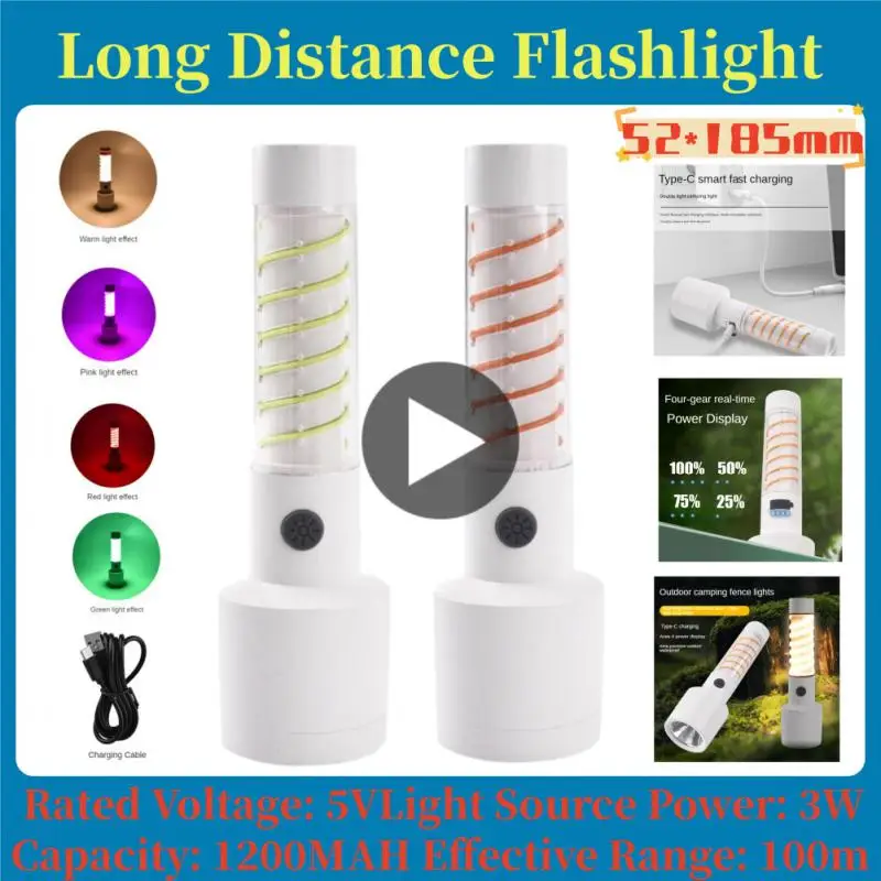 

Multi-function Camping Light Telescopic Zoom Flashlight 4 Lighting Mode Camping Lantern Outdoor Tent Camp Lamp