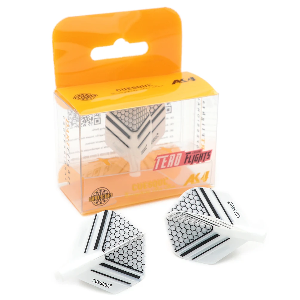 Фото CUESOUL New Launch AK4 Dart Flights Стандартная форма — черно-белый узор №2