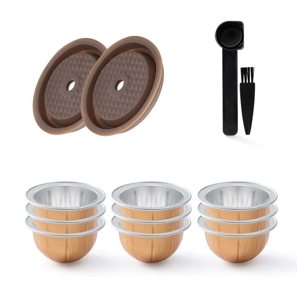 

Silicone Capsule Tray for Refillable for Nespresso Vertuo Pods Capsule Filter Body Reusable Food Grade Silicone Cover