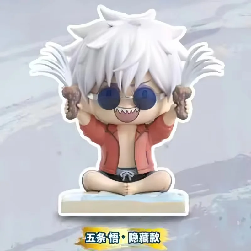Фото Новые популярные оригинальные фигурки Eaki Jujutsu Kaisen в сюрприз-боксах, настольные украшения, коллекционные игрушки, подарки на праздники №1