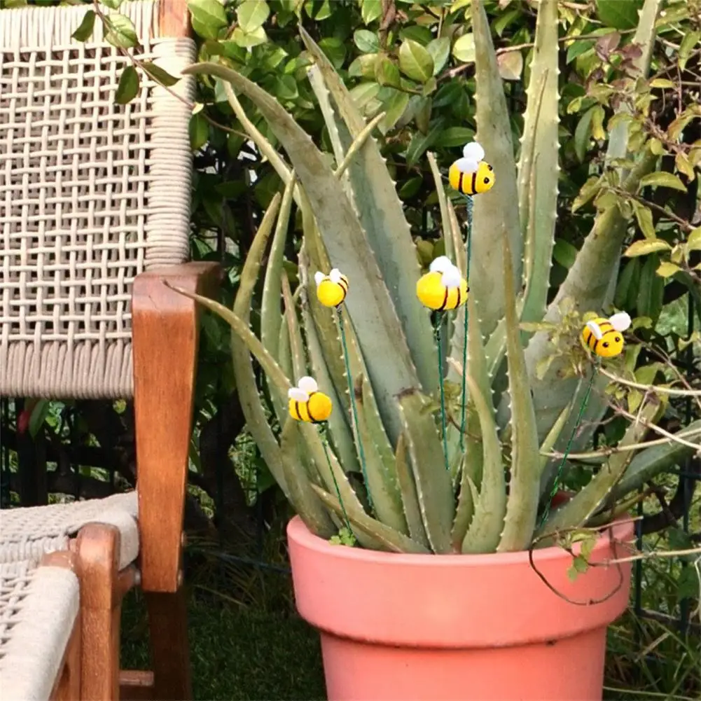 

5 шт./компл., шикарный бонсай, реквизит для макет, значимая долговечная привлекательная практичная пчелиная стойка