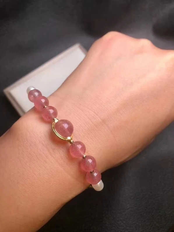 

Женский браслет с жемчугом и кристаллами, серебро 925 пробы