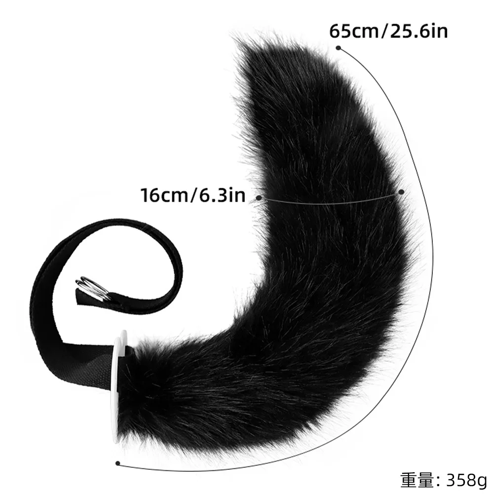 Реквизит для косплея из искусственного лисьего хвоста ручная работа плюшевый