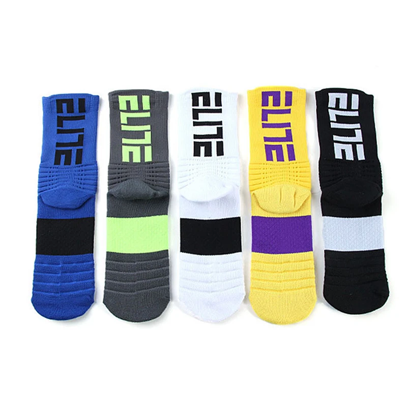 

Elite Athletic Sport Socks Nylon Damping Bright Color Bike Running Football