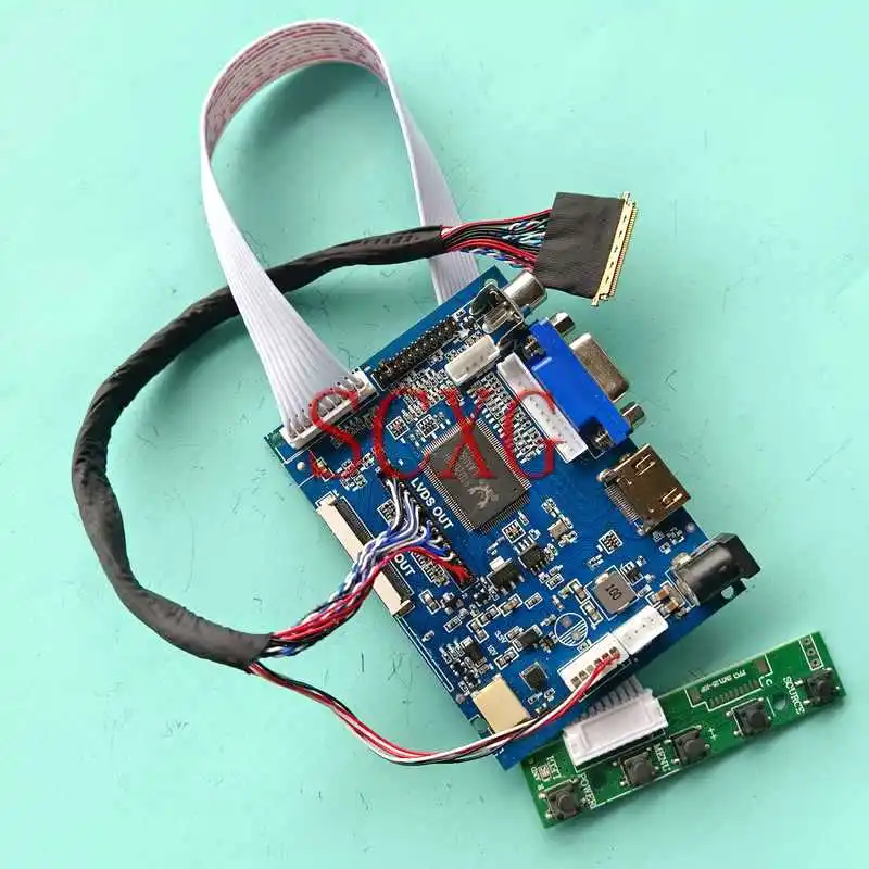 Плата контроллера ЖК-дисплея подходит для HSD140PHW1 M140NWR1 M140NWR2 Kit 14 "AV VGA LVDS 40-Pin 1366*768 HDMI-совместимая