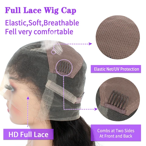 Объемные волнистые парики из человеческих волос Kapelli 34 дюйма